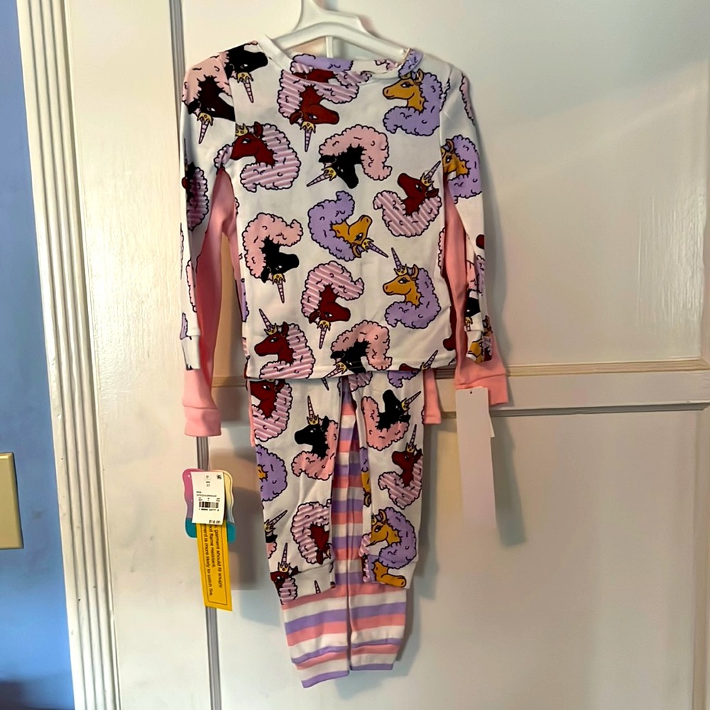 Kids PJ Set Unicorn Pajamas